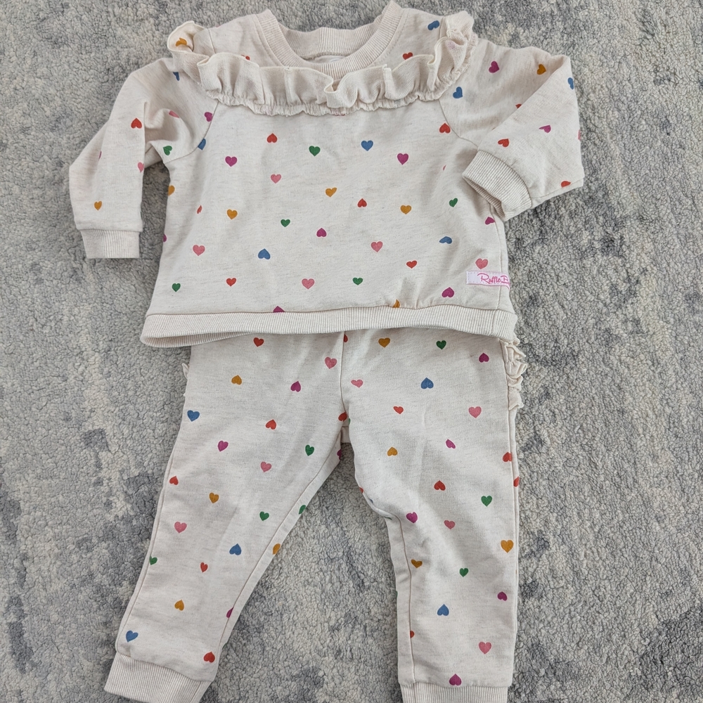 Colorful Heart Kids Matching Set